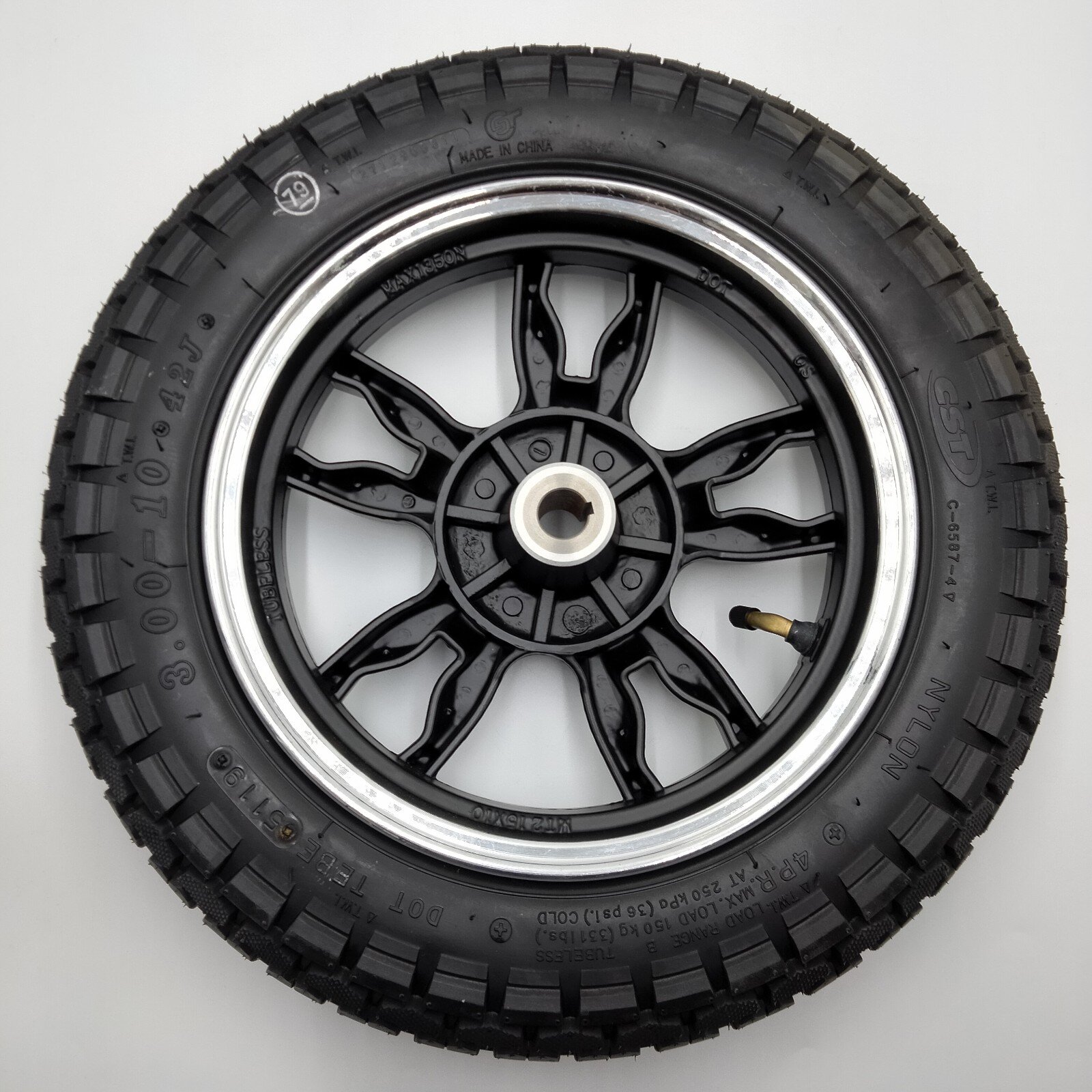 Komplett bakhjul Blimo Moto Sport 3.00-10