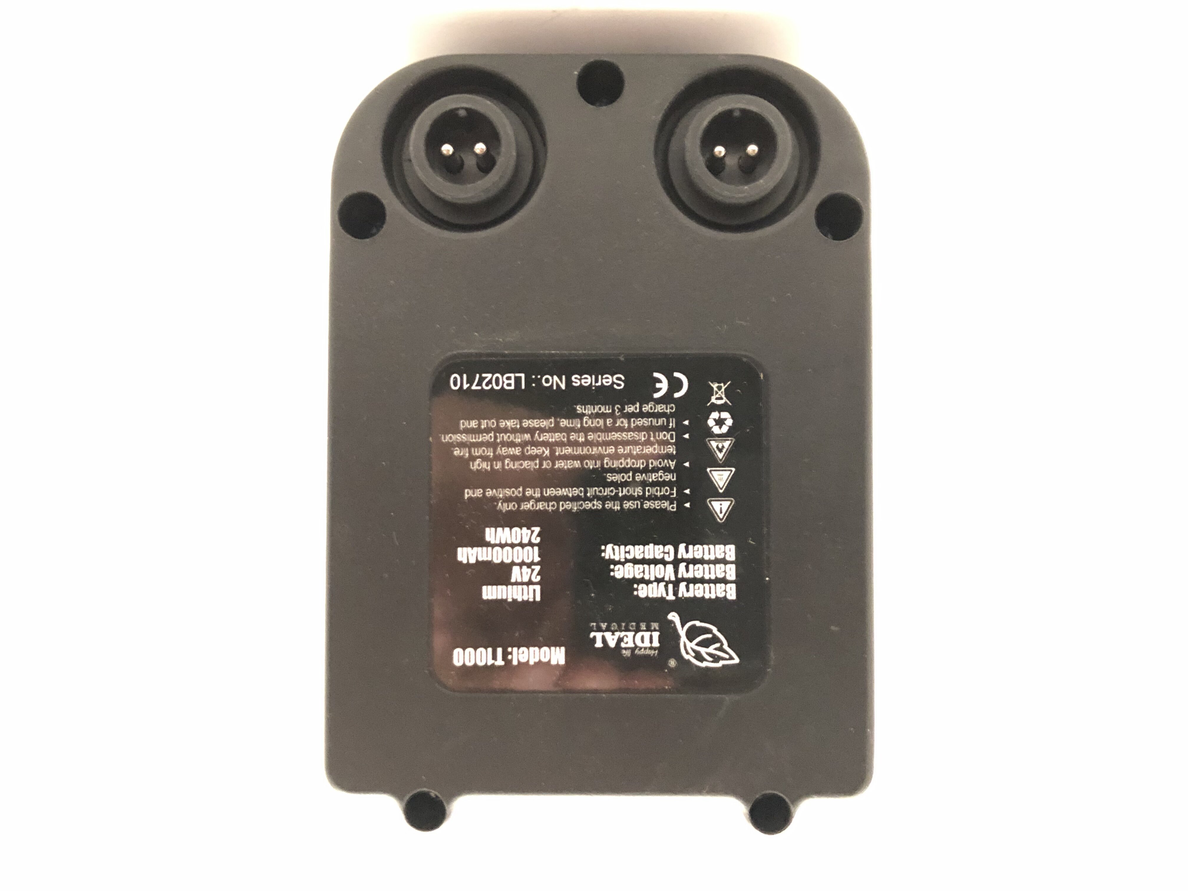 Extra litiumbatteri 24V 10Ah Blimo Elite - 2-stiftskontakt