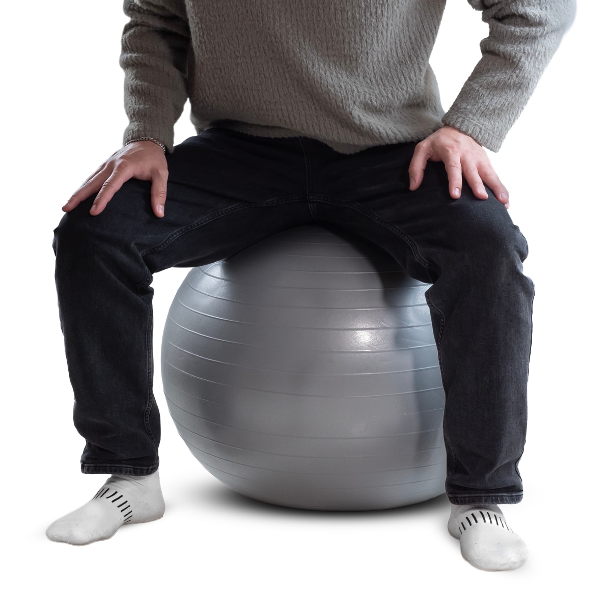 Fitnessboll 65cm med fotpump