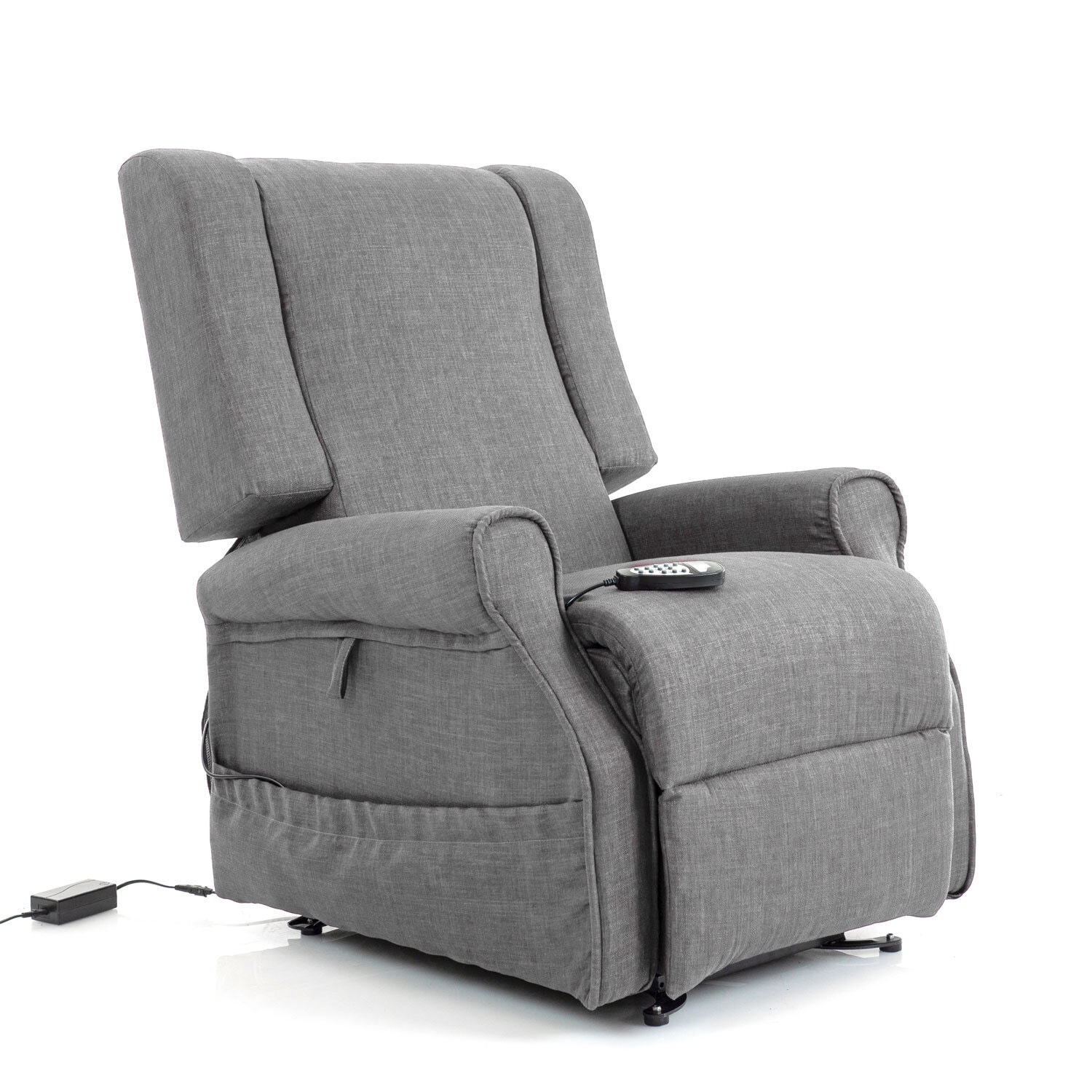Fyndex - Recliner lyft-fåtölj Gräskö - grå
