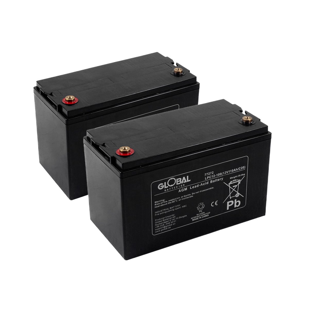 Batteriuppsättning 110Ah