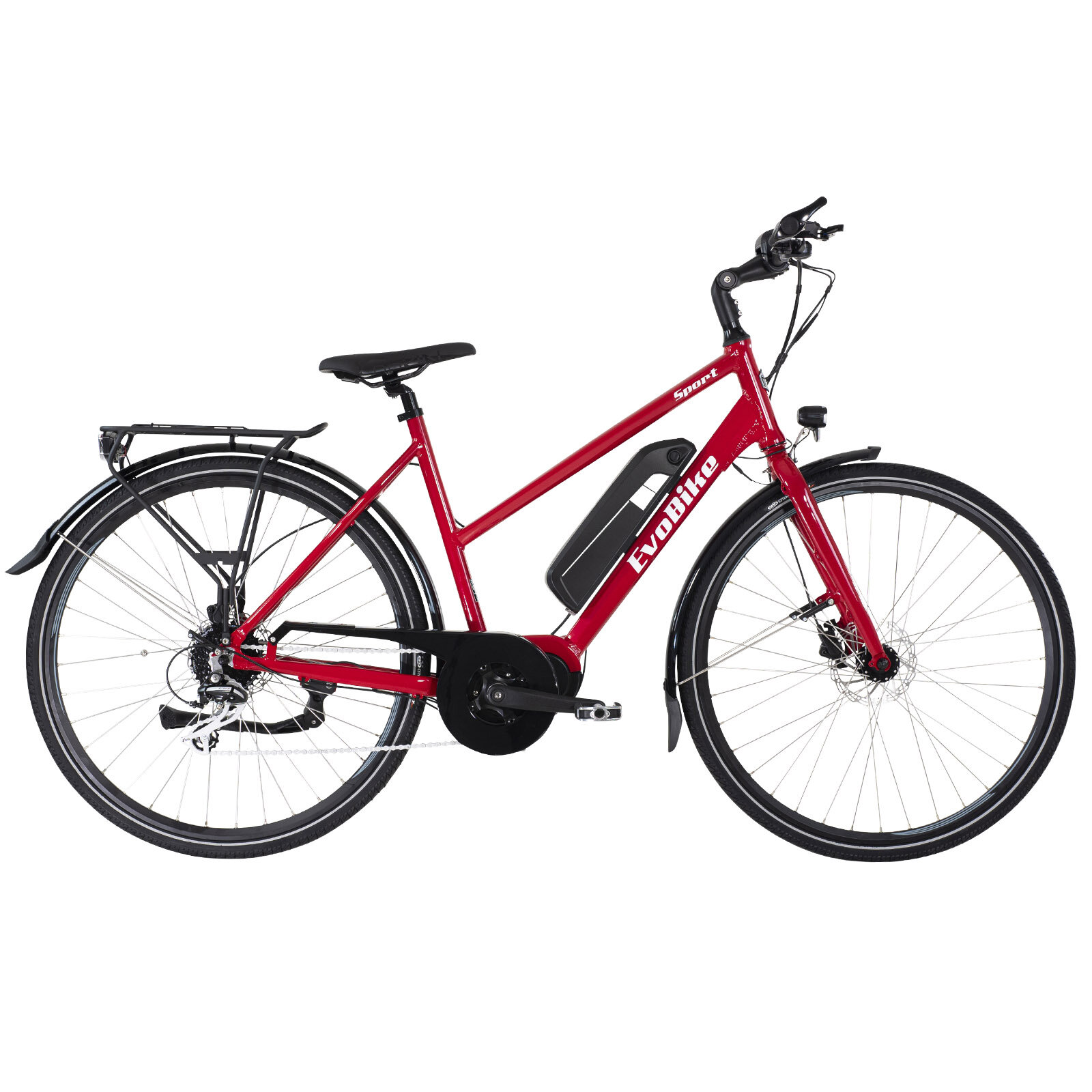 EvoBike SPORT-9 Mid-Drive 250W - Dam