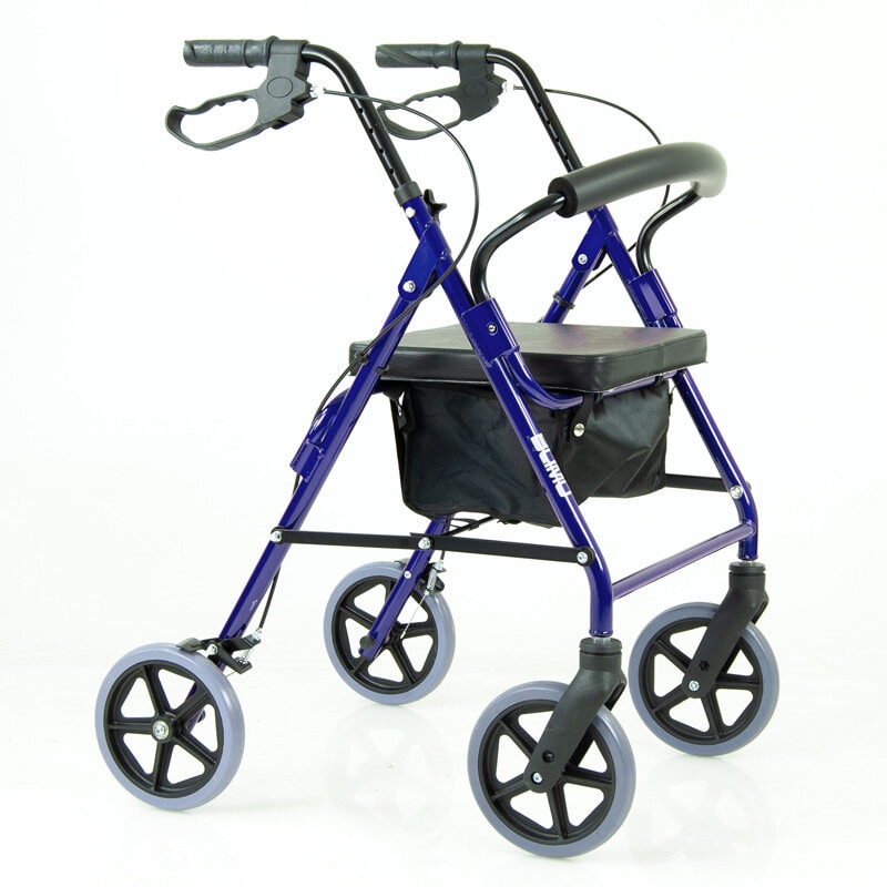 Rollator Blimo Deluxe V2 - Aluminium