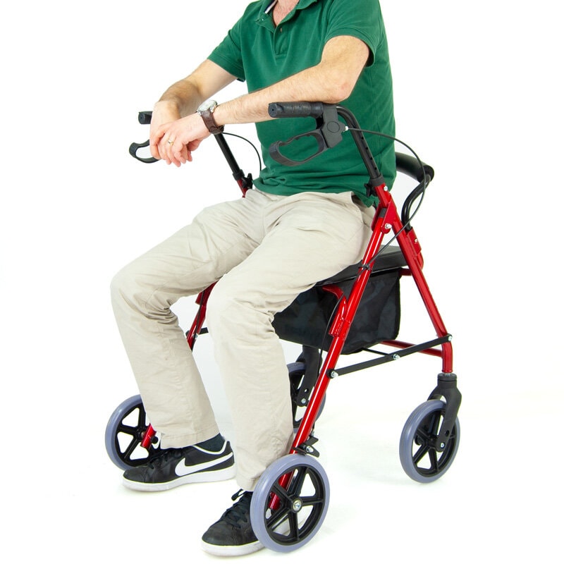 Rollator Blimo Deluxe V2 - Aluminium