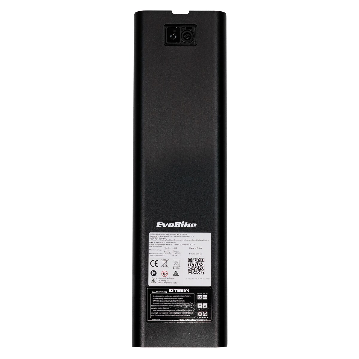 Litiumbatteri 36v 12,0Ah för Evobike Trail