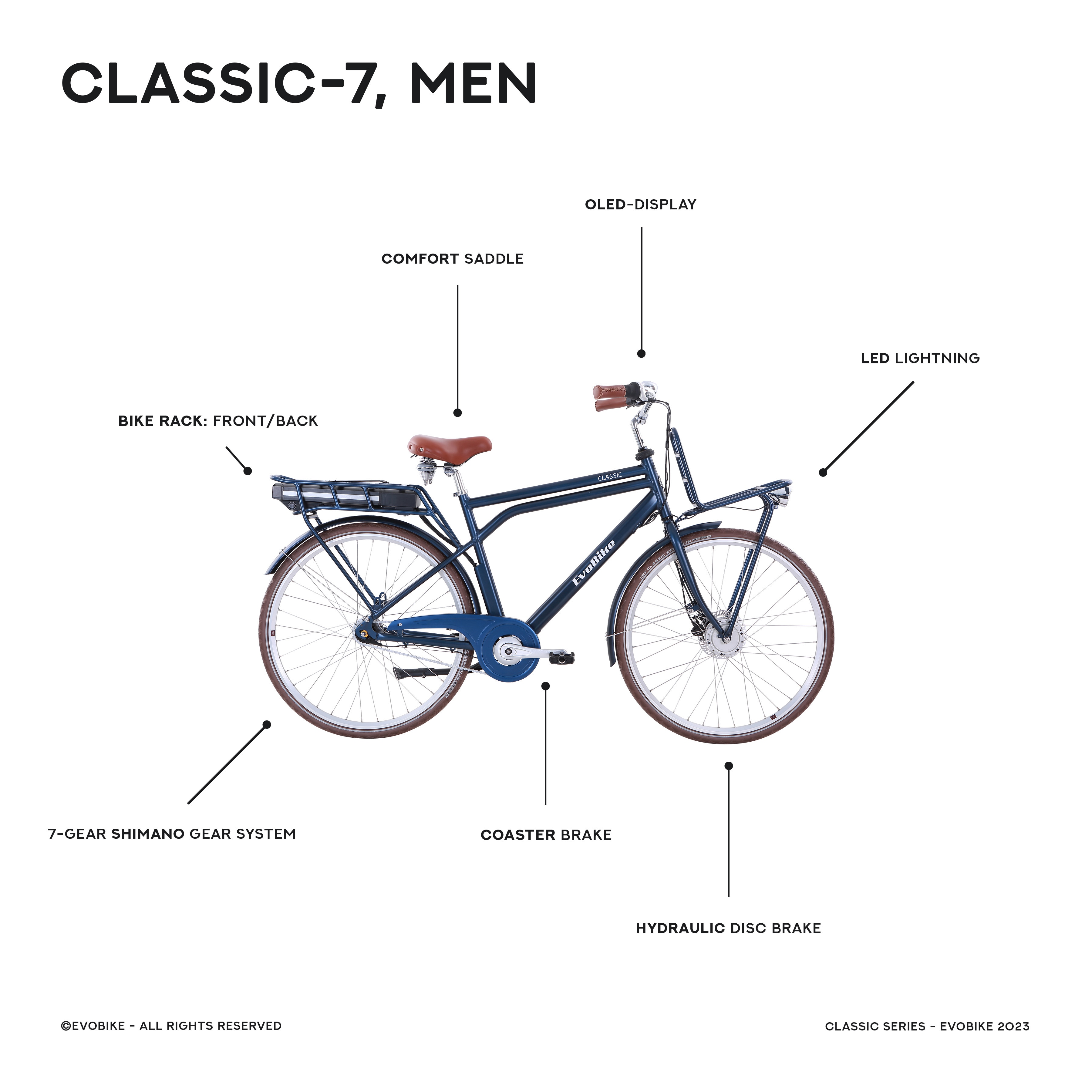 EvoBike CLASSIC-7 - Herr