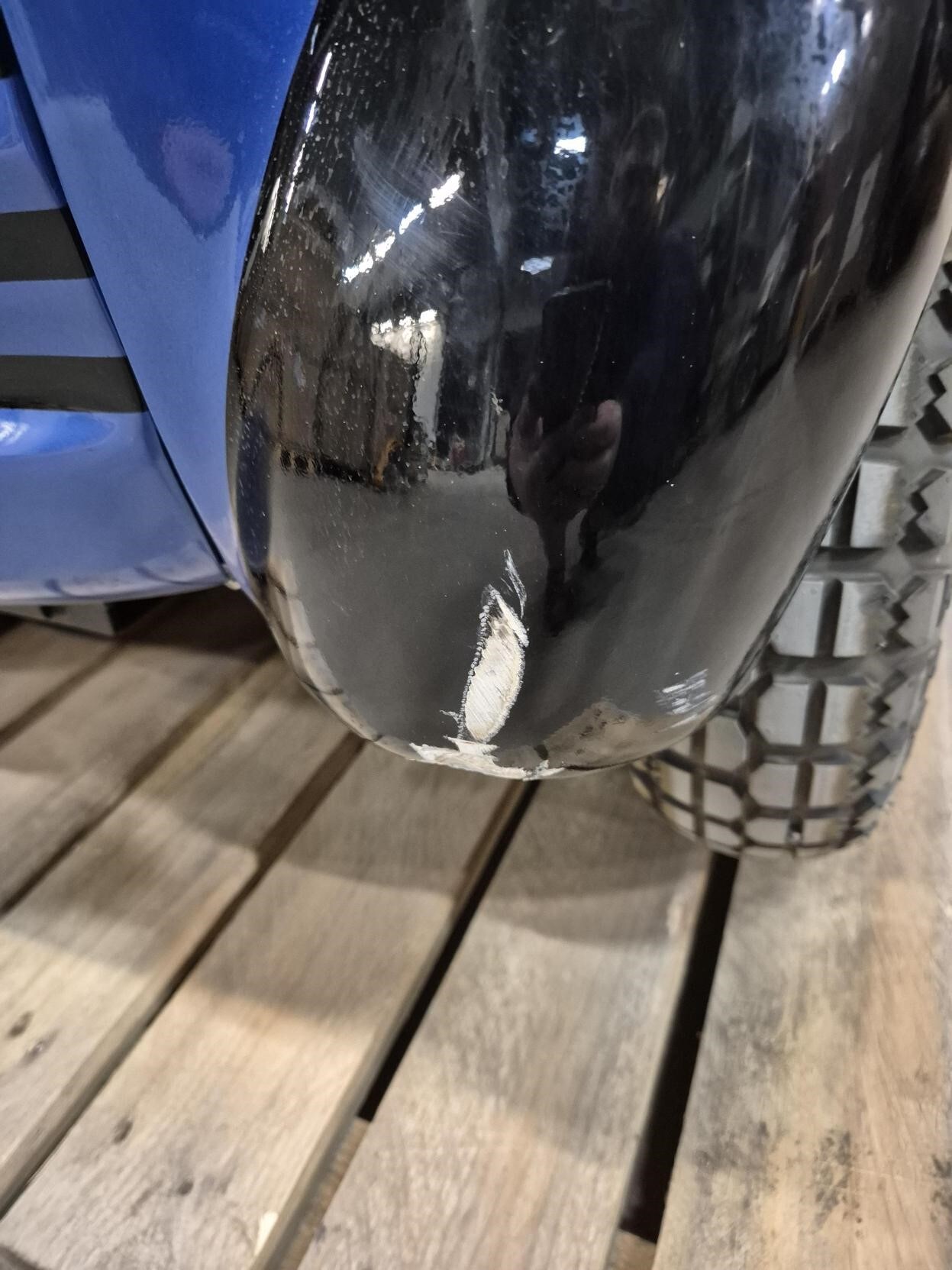 Begex - Blimo Kabinscooter Plus - Blåmetallic