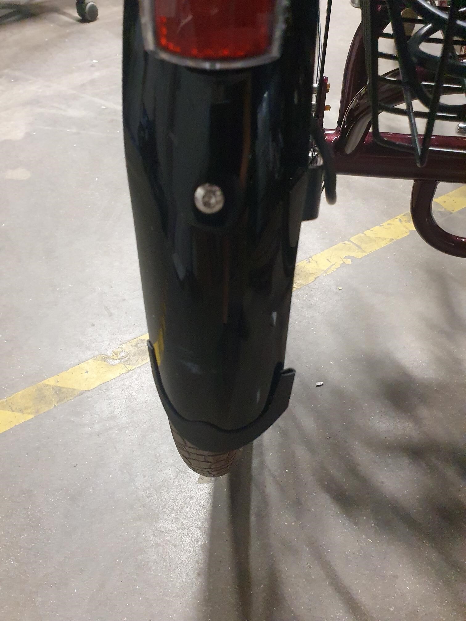 Fyndex - Elcykel Trehjulig Elcykel Evobike Elegant 24 tum 250W 2023 540 Wh - Röd