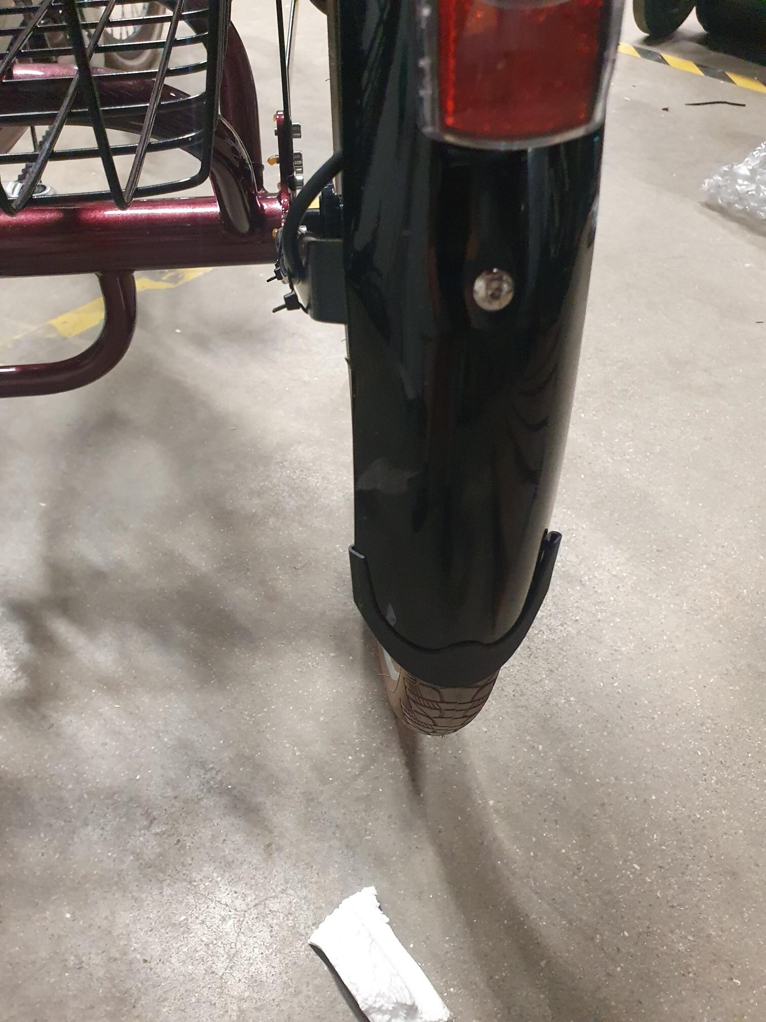 Fyndex - Elcykel Trehjulig Elcykel Evobike Elegant 24 tum 250W 2023 540 Wh - Röd